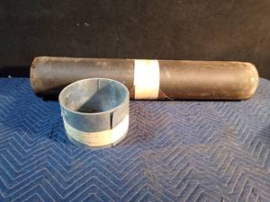 lot 145 image: Roll of roofing paper and a roll of flashing