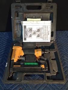 lot 112 image: Bostitch brad air nailer in case