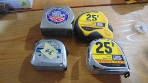 lot 39 image: 4-Used Tape Measures
