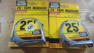lot 40 image: 2-New Tape Measures