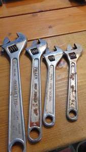 lot 45 image: 4-Crescent Wrenches