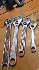 lot 47 image: 4-Crescent Wrenches