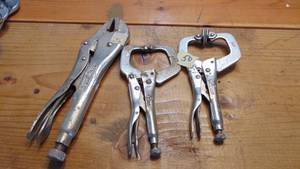 lot 50 image: Vise Grap Brand Pilers and Clamp