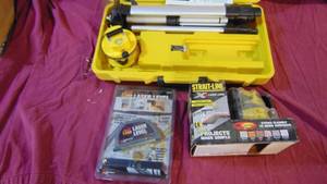 lot 60 image: 2- Laser Levels and Stand