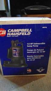 lot 65 image: New Campbell Sump Pump
