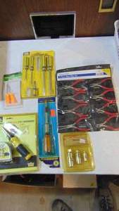 lot 74 image: Screwdrivers and Pilers. Most in Original Packages
