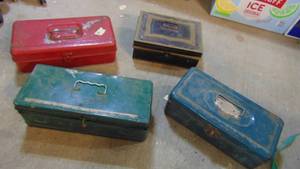 lot 81 image: 4-Metal Boxes