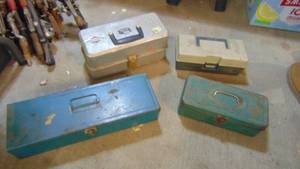 lot 82 image: 4-Metal Boxes