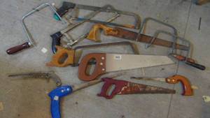lot 92 image: Lot of Various Saws
