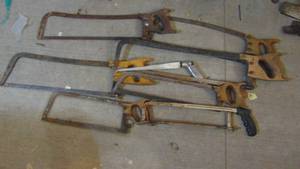 lot 93 image: Lot of Various Saws