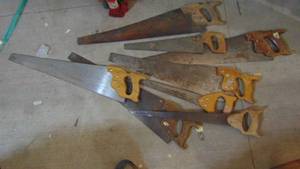 lot 94 image: Lot of Various Saws