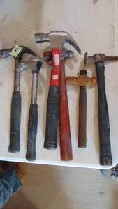 lot 97 image: Lot of Various Hammers