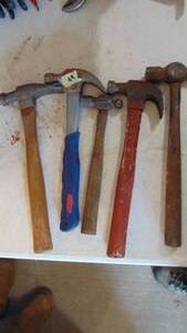 lot 99 image: Lot of Various Hammers