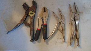lot 105 image: Lot of Various Clamping Pilers