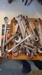 lot 116 image: Lot of Various Wrenches, Some Craftsman