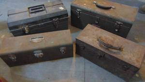 lot 129 image: 4-Tool Boxes With Contents