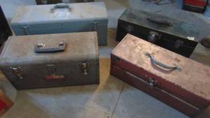 lot 130 image: 4-Tool Boxes With Contents