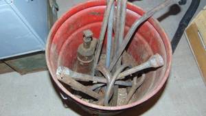 lot 131 image: Various Tire Irons and Jacks