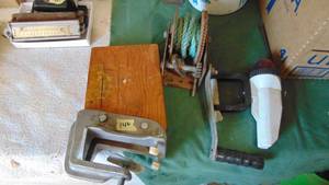 lot 146 image: Light and Outboard Motor Bracket