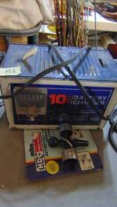 lot 173 image: Battery Charger and Post Cleaner