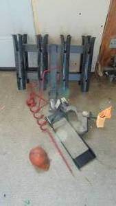 lot 10A image: Various Fishing Rod Holders