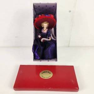 lot 29 image: Lady In Red Doll Red Hat Great Condition Popular Creations