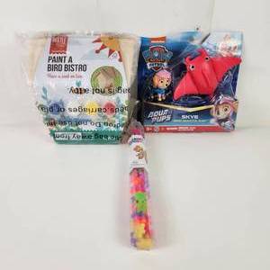lot 36 image: Paint A Bird Bistro, Paw Patrol Aqua Pups And Building Blocks New