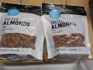 lot 108 image: 2 ct 16 oz bags HappyBelly Salted A...