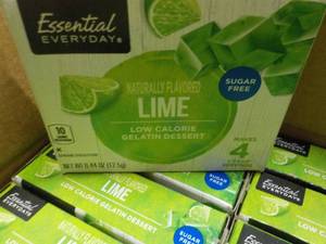 lot 120 image: Case of 18 ct Lime Gelatin Dessert...