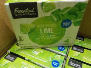 lot 121 image: Case of 18 ct Lime Gelatin Dessert...