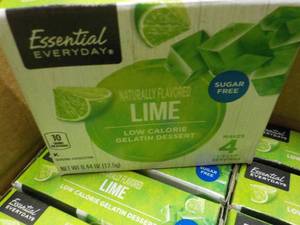 lot 122 image: Case of 18 ct Lime Gelatin Dessert...
