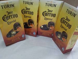 lot 146 image: 4 ct 4.2 oz pkgs Turin Jose Cuervo ...