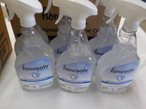 lot 172 image: 6 ct Home Solv 24 oz spray bottles ...