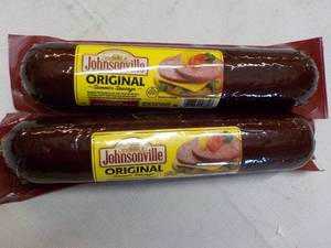 lot 176 image: 2 ct 20 oz Johnsonville Summer Saus...