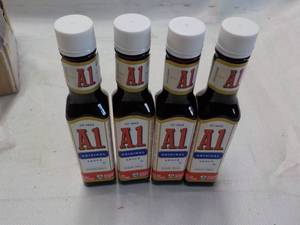lot 190 image: 4 ct 5 oz A1 Original Sauce...