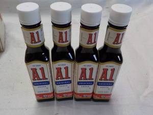lot 193 image: 4 ct 5 oz A1 Original Sauce...