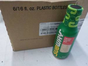 lot 253 image: 6 ct Subway Creamy Italian 16 oz sa...