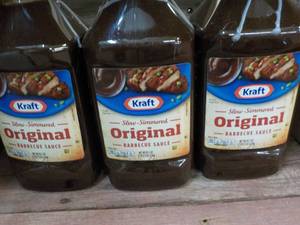lot 254 image: 3 ct 5lb 2 oz jars Kraft Barbecue s...