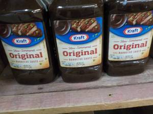 lot 255 image: 3 ct 5lb 2 oz jars Kraft Barbecue s...