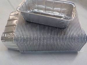 lot 274 image: 50 ct Aluminum Baking Pans 8X4X2-...