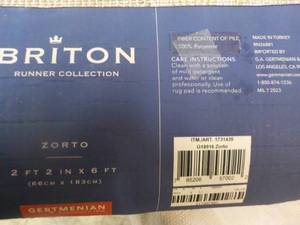 lot 38 image: Briton Runner 2ft x6ft...