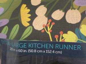lot 42 image: Extra Large Kitchen Runner 20 x 60...