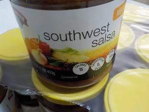 lot 55 image: 12 ct 16 oz jars Hannaford Southwes...