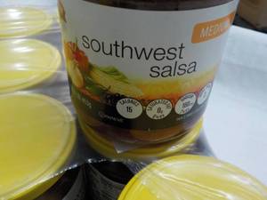 lot 58 image: 12 ct 16 oz jars Hannaford Southwes...