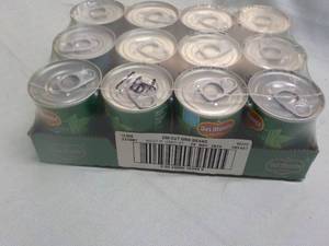 lot 67 image: 12 ct 8 oz cans Del Monte Cut Green...