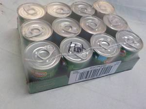 lot 69 image: 12 ct 8 oz cans Del Monte Cut Green...