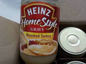 lot 71 image: 12 ct 12oz jars Heinz Roasted Turke...