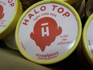 lot 77 image: 12 ct Halo Top Strawberry Cake Mix ...