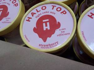 lot 78 image: 12 ct Halo Top Strawberry Cake Mix ...