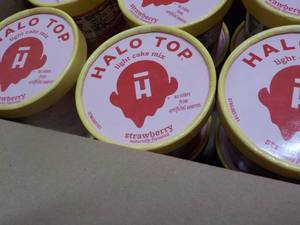 lot 80 image: 12 ct Halo Top Strawberry Cake Mix ...